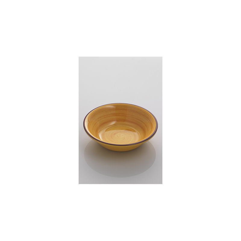 St Tropez Acrylic Dining Bowl, Yellow