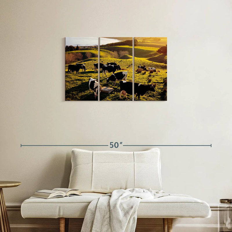 Brampt Hilltop Cows, 20" H x 33" W