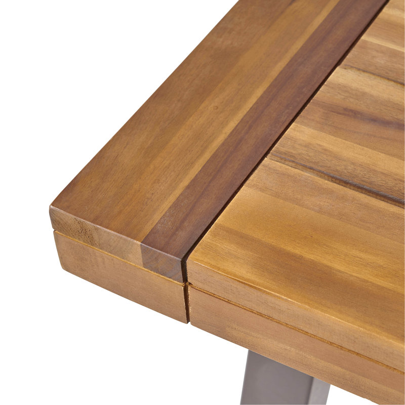 Table de salle à manger d'extérieur, Teck