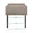 Daleiza Upholstered Panel Headboard-64257894-64257890