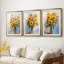 FLORAL Series CDLXIX - Impression encadrée sur mesure de qualité supérieure - 3 pièces-49765255-49765259