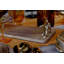 Artesà Mango Wood Rectangular Serving Platter with Leopard Handles