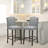 Red Barrel Studio Set Of 2 Nailhead Bar Stools Upholstered Counter Height Stool For Kitchen/dining Room-1792413109-1792413111