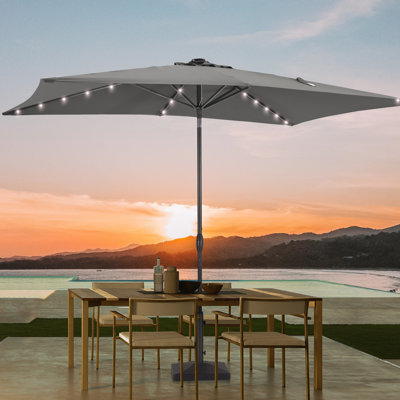 Sakira 72'' Lighted Market Umbrella