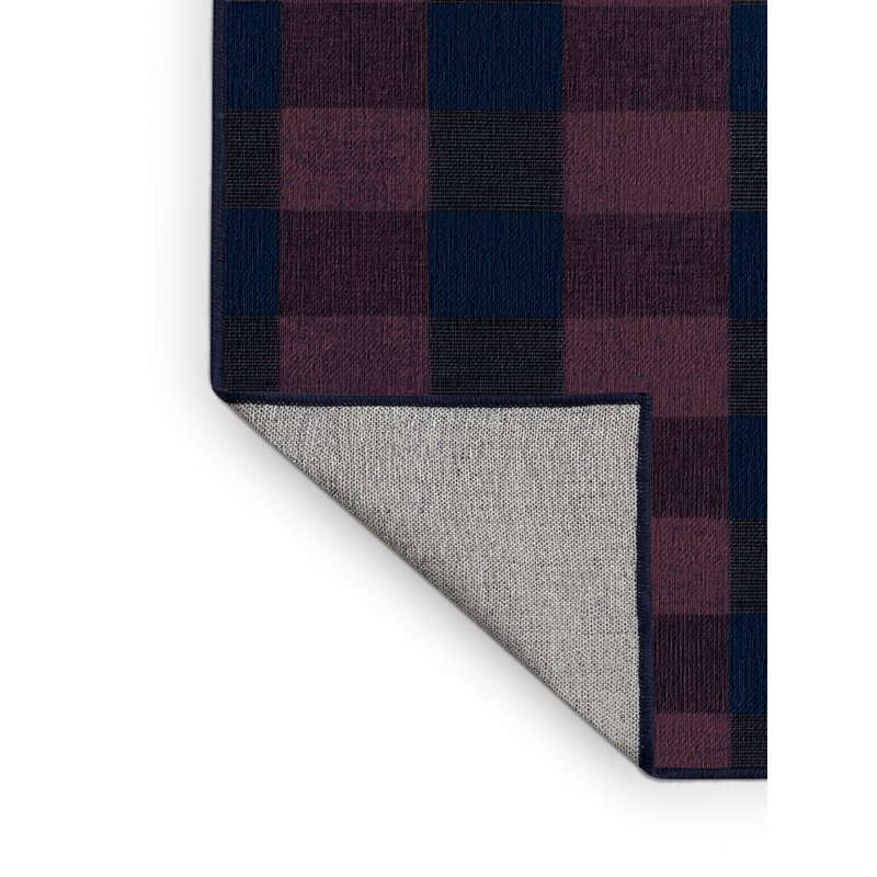 Tapis mauve lavable à la machine, Tapis de couloir 2 pi x 5 pi