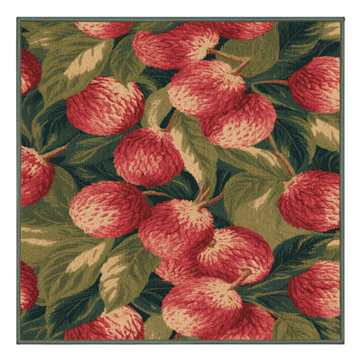 Washable Lychee Fruits Area Rug