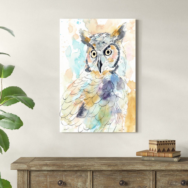 Hibou majestueux II, H 36 po x l 24 po