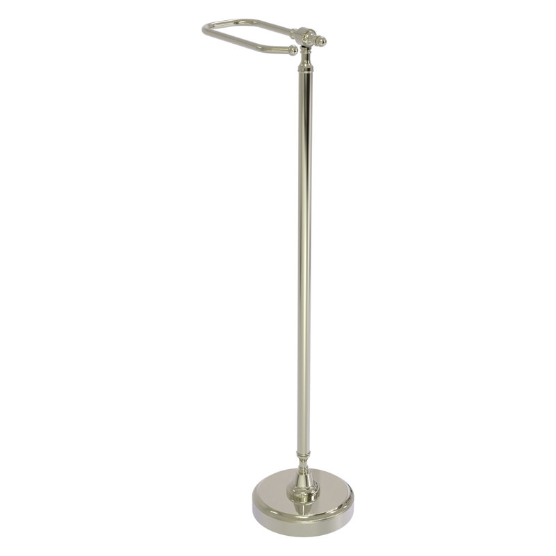 Porte-papier hygiénique sur pied Gober, Nickel poli