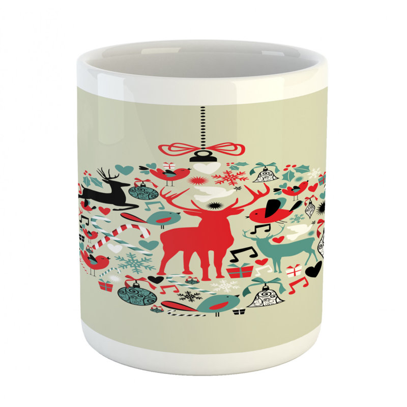 Grande tasse à café saison célébration