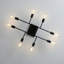 Plafonnier semi-encastré linéaire moderne 8 lumières Spoutnik