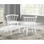 Ensemble de salle à manger en bois naturel 7 pièces, table de salle à manger avec 6 chaises Windsor élégantes
