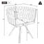 Authneil Velvet Metal Armchair-828933496-820958128-805744038