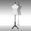 Mannequin de couture féminin pour robes avec socle Harjo-22088536