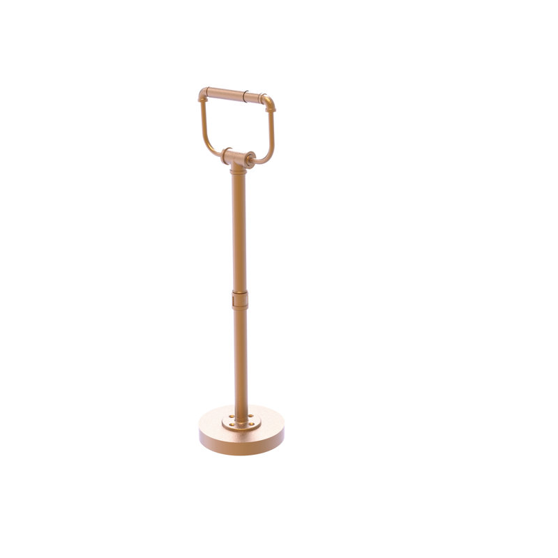 Porte-papier hygiénique sur pied Bayer, Bronze brossé