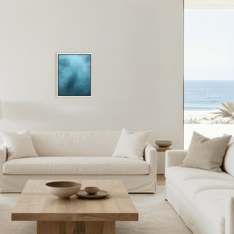 «Coastal Retreat Underwater Clouds XVIII» par Megan James, reproduction sur toile flottante, H 20 po x l 16 po x P 2,5 po