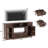 70" Wide Sideboard Buffet Cabinet With Power Outlet-2072377737