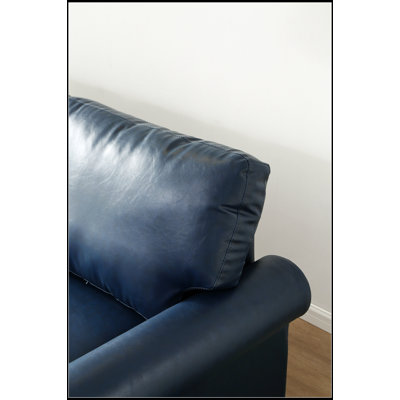 Luxurious Faux Leather Loveseat with Storage, Perfect for Cozy and Stylish Living Rooms, Durable and Easy to Maintain.