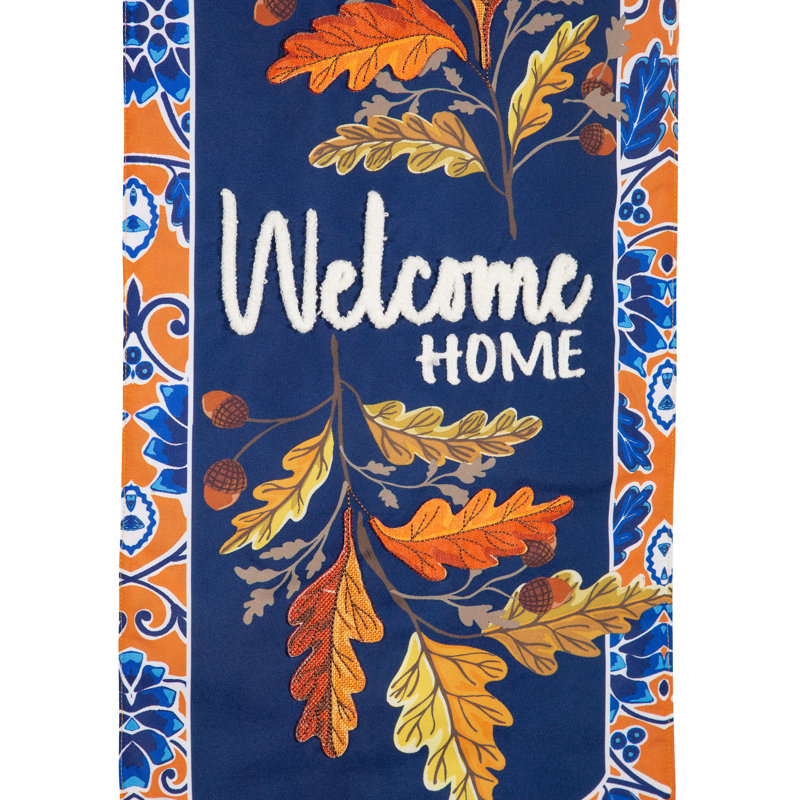 Fall Leaves Welcome Everlasting Impression Textile decor