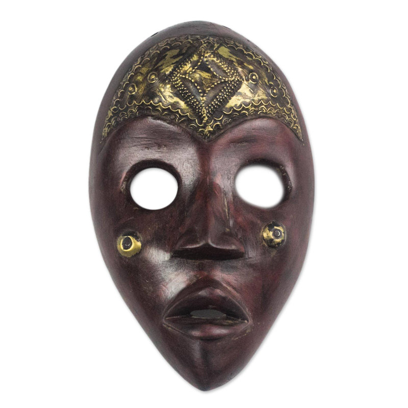 Masque de bois africain Bungalow Rose male Dan