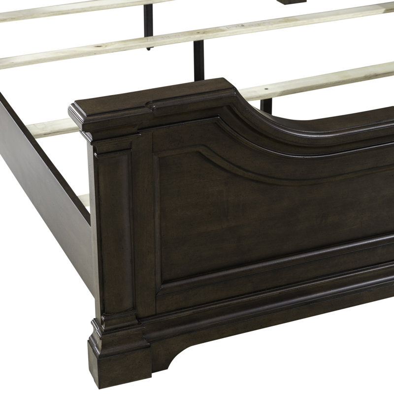 Ensemble de chambre à coucher avec lit à commode, commode et miroir Tawona, Grand