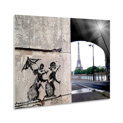 Eiffel Mice 1 Piece Wall Art