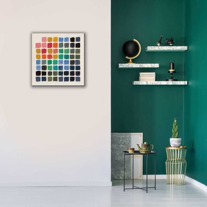  «Retro Color Graph» par Wild Apple Portfolio, art mural sur toile, 26 po x 26 po