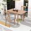 Ensemble de table de salle à manger 3 pièces peu encombrant avec abattants et chaises rembourrées pour petite place-464415066-464415069
