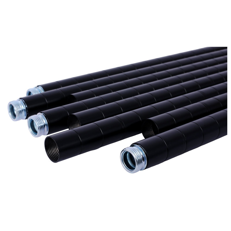 Étagère à 6 niveaux en fil métallique robuste, capacité totale de 6 000 lb, certifiée NSF, noire, 20 po x 48 po x 84 po