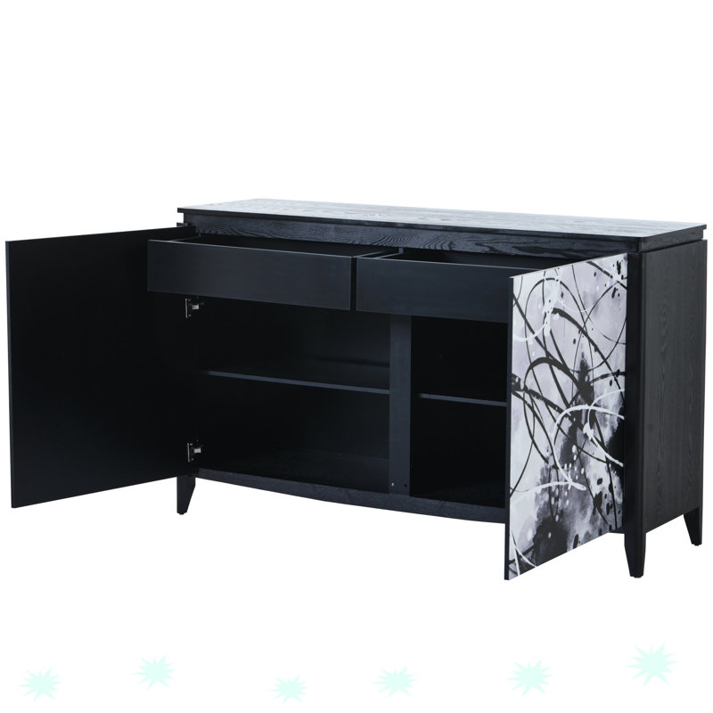 buffet table,storage credenza,buffet cabinet