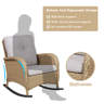 Winston Porter Aluel 2 - Person Rocking Chairs and Side Table Seating ...
