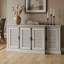 Buffet décoratif 4 portes à persiennes Malyha Farmhouse-667965620