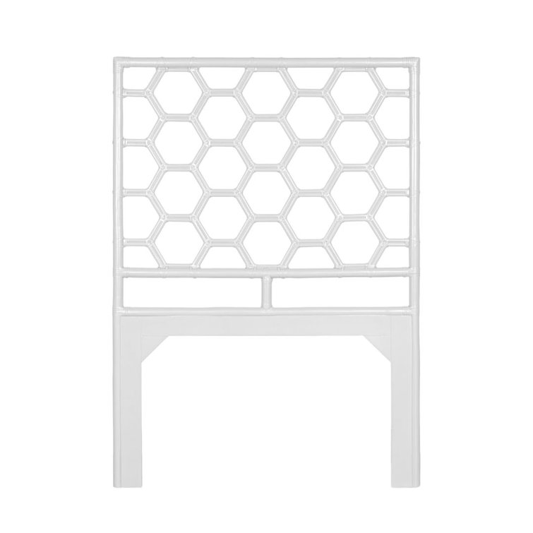 Hive Rattan Open-Frame Headboard