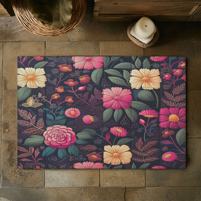 Tapis tressé Petal Harmony, Rectangulaire 3 pi x 5 pi