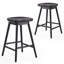 Tabouret de bar en bois massif Danel-927250379-877360256
