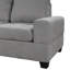 Canapé et chaise longue réversible de 112 po avec repose-pieds Luchiano-2092803353