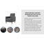 Fauteuil inclinable manuel capitonné à boutons-1758707549