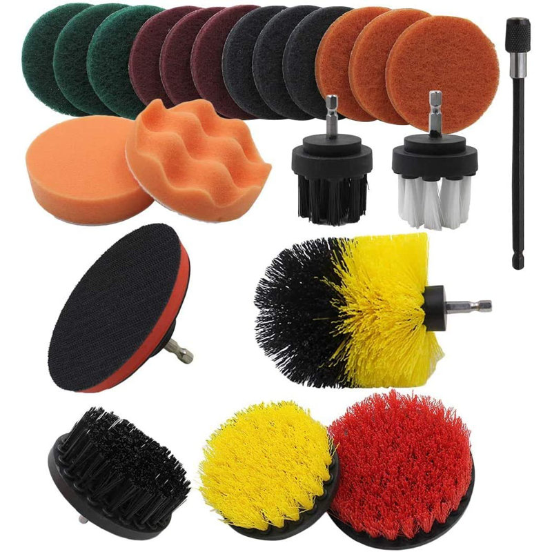 22 Piece Free-Standing Toilet Brush Set