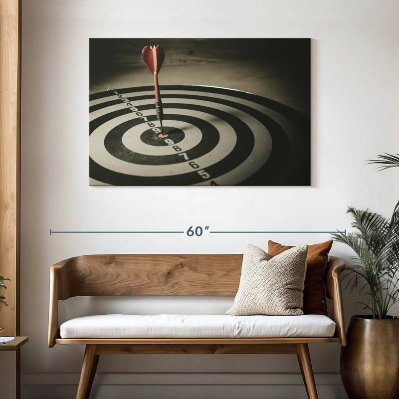 Jeu de fléchettes Senne Bullseye, H 30 po x l 45 po
