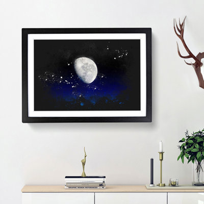 Close Up of the Moon - Framed Print