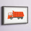 Blom Dump Truck, reproduction encadrée-261245383