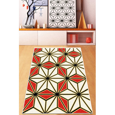 Premium Hall Carpet (2.6 x 4.9 ft), 100% Polyester, 0.2 in Pile Height | Antibacterial, Non-Slip Felt Dot Underside | Machine Washable at 86°F, 700 g/m² | Ideal for Home Entryways & Living Spaces, Soft & Durable