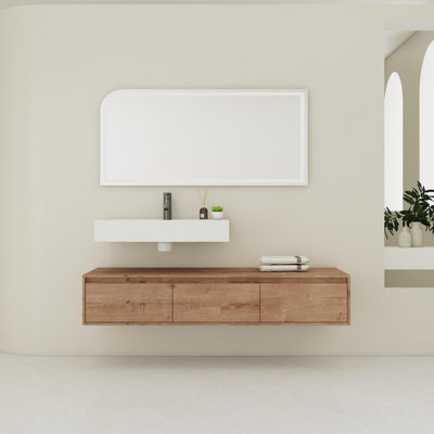 Meuble-lavabo mural 30 po avec lavabo