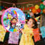 4 Pcs Gabby Dollhouse Piñata, Gabby Dollhouse Piñata with Stick