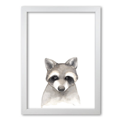 Forest Friends, Cute Raccoon - Painting