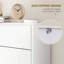 12 Pair Flip Down Shoe Storage