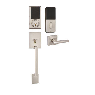 Delaney Avino Handleset w/ touchpad Deadbolt Satin Nickel