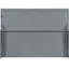 Lit escamotable gris double / grand avec conception compacte et charnières hydrauliques, cadre, lit de rangement pour matelas intégré, mécanisme de pliage innovant, pour appartements, confortable,-448007448-448007451