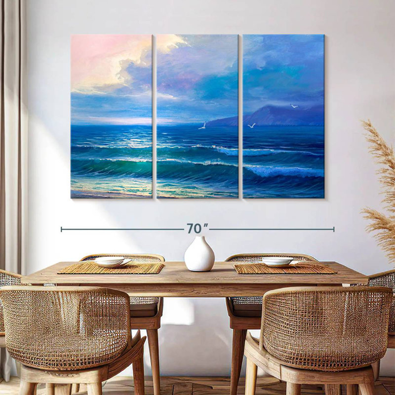 Gillard Sunrise Ocean, H 42 po x l 65 po