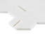 Morgana Polished Marble And Brass Mosaic-2109376906