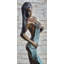 Sculpture de fille nue dans une serviette, sculpture originale en bronze coulé à chaud, art moderne 26 po x 14 po